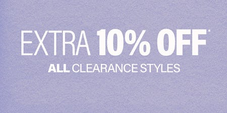 Extra 10% Off All Clearance Styles from PacSun