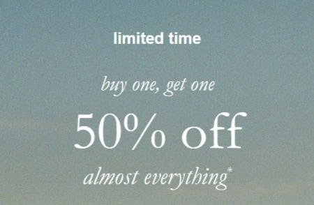 Buy One, Get One 50% Off Almost Everything from Abercrombie Kids