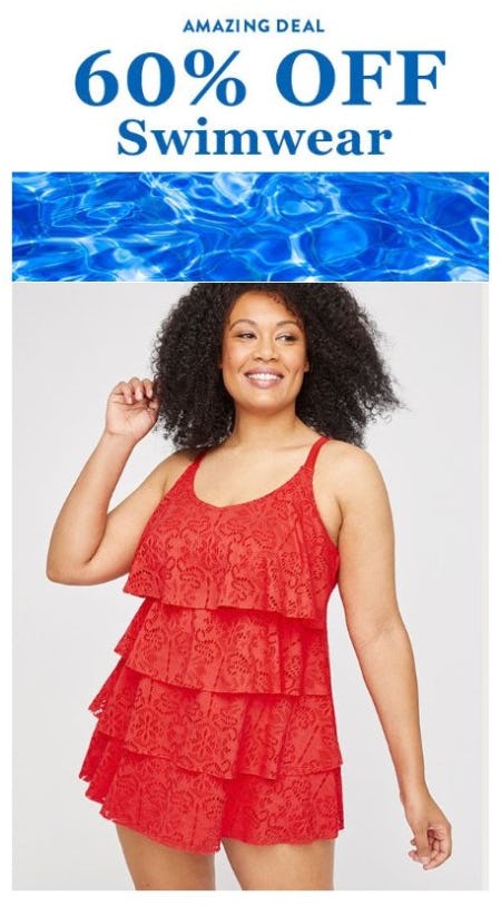 catherines plus swimwear