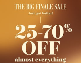 25-70% off Almost Everything