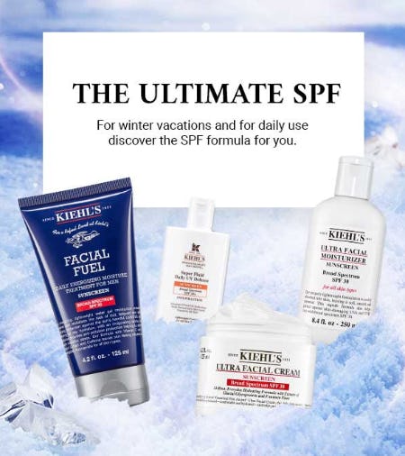 Everyday SPF Formulas from Kiehl's Since 1851