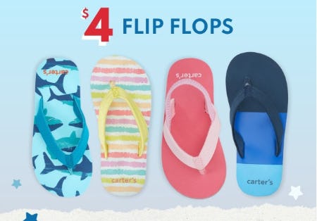 $4 Flip Flops from Carter's