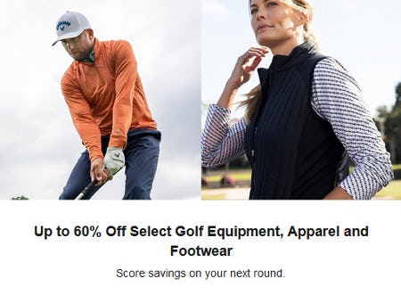 Up to 60% Off Select Golf Equipment, Apparel and Footwear from Dick's Sporting Goods