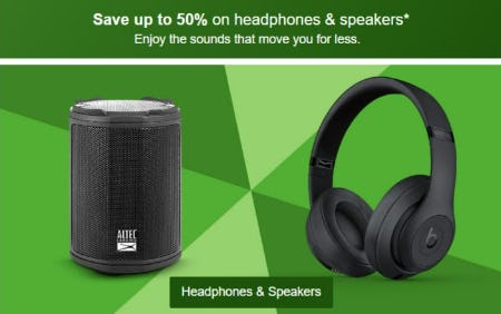 Save Up to 50% on Headphones & Speakers from Target