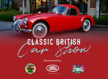 British car show