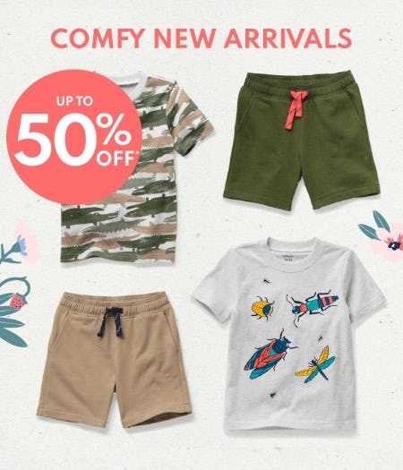 Comfy New Arrivals Up to 50% Off