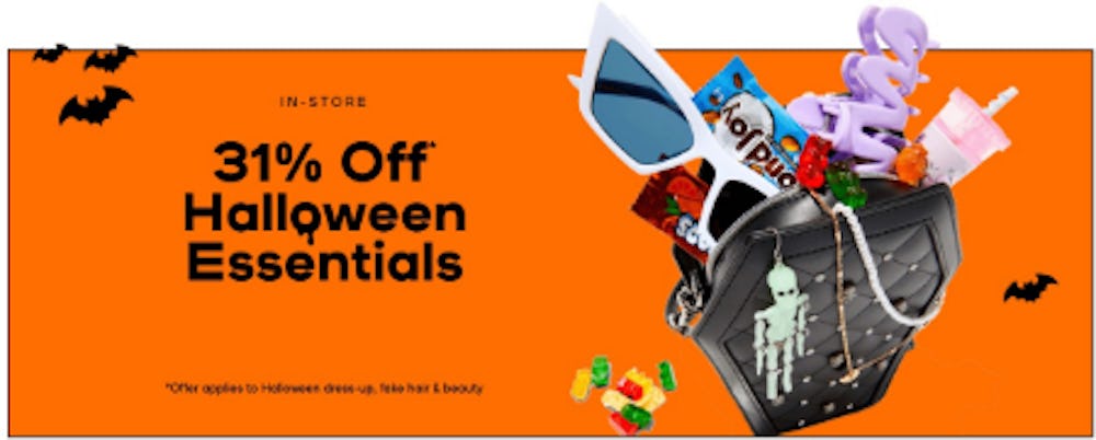 31% Off Halloween Essentials