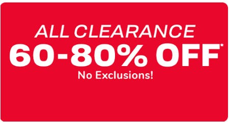 All Clearance 60-80% Off from The Children's Place