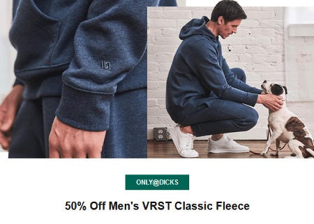 50% Off Men's VRST Classic Fleece