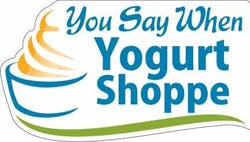 You Say When Yogurt Shoppe Logo