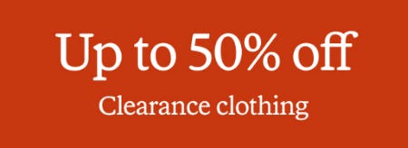 Up to 50% Off Clearance Clothing
