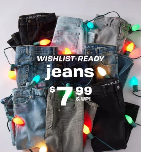 Jeans $7.99 and Up
