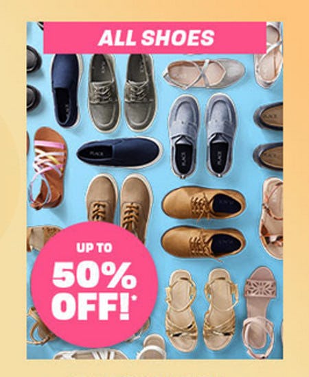 All Shoes Up to 50% Off from The Children's Place Gymboree