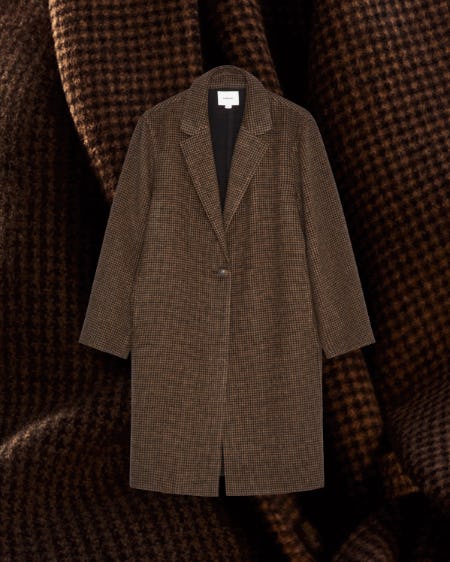 An Evermore Staple: Our Houndstooth Coat from Vince