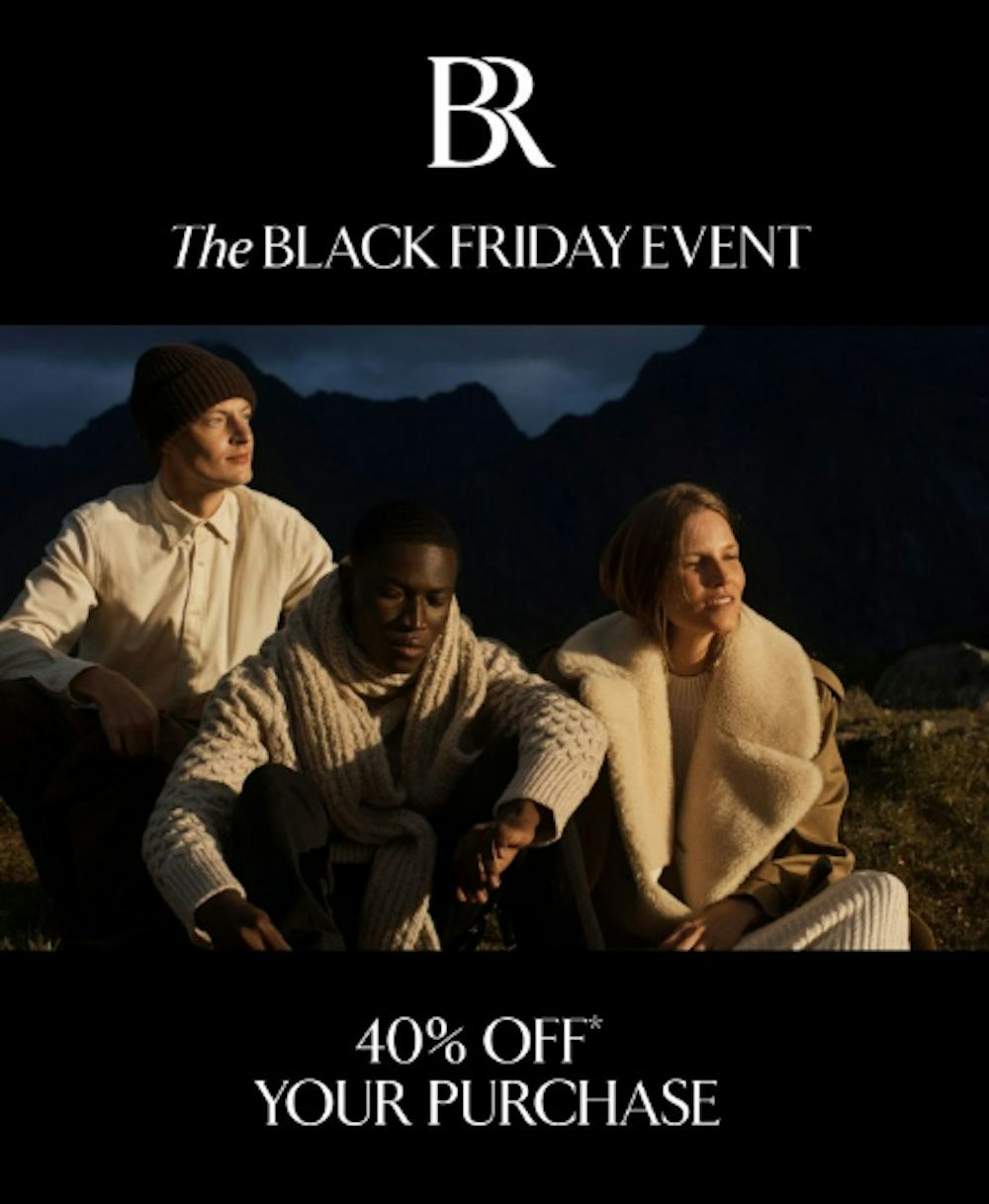 The Black Friday Event: 40% Off Your Purchase