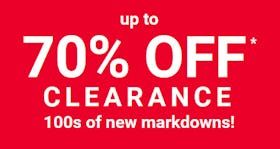 Up to 70% off Clearance