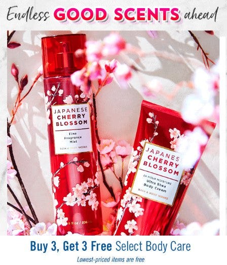 Buy 3 Get 3 Free Select Body Care At Bath Body Works White Barn