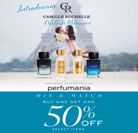 Buy One Get One 50% off from Perfumania                              