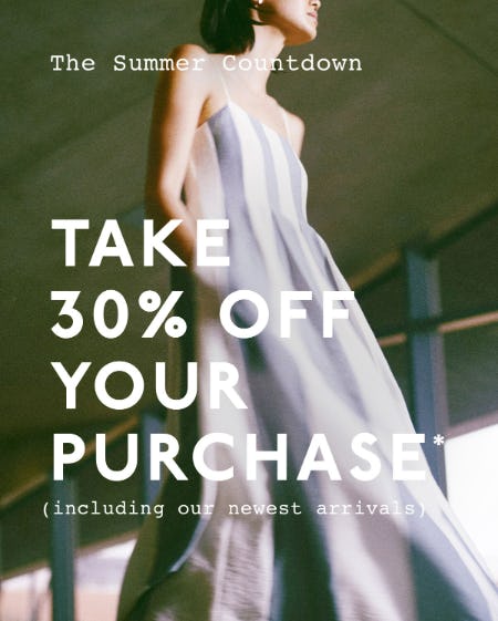 Take 30% Off Your Purchase from Madewell