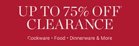 Up to 75% Off Clearance