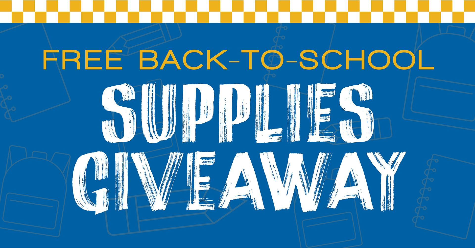 Back-to-School Supplies Giveaway