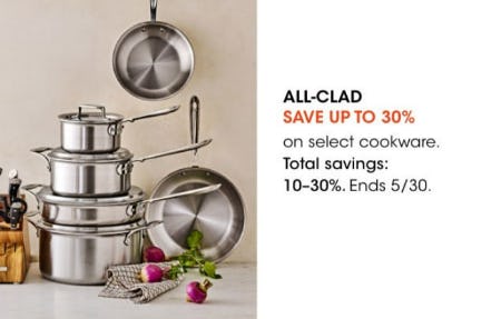 All-Clad Save Up to 30%