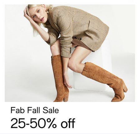 Fab Fall Sale: 25-50% Off