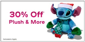 30% Off Plush & More