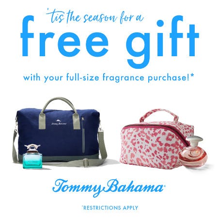 Free Gift with Fragrance Purchase from Tommy Bahama