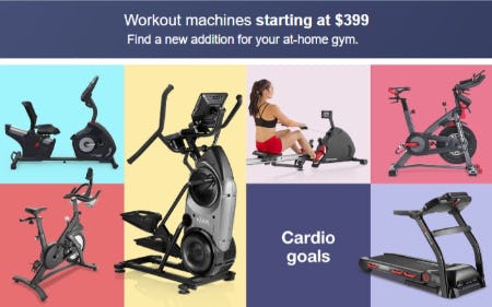 Workout Machines Starting at $399 from Target                                  