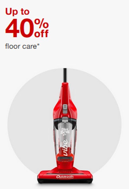 Up to 40% Off Floor Care from Target