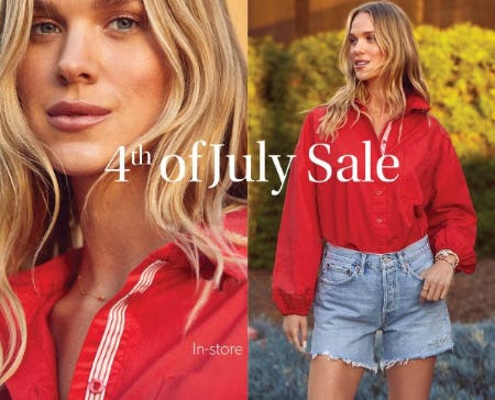 4th Of July Sale