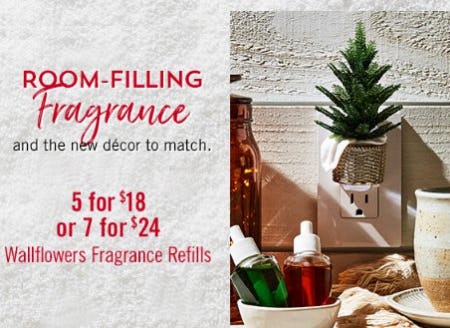 5 For 18 Or 7 For 24 Wallflowers Fragrance Refills At Bath