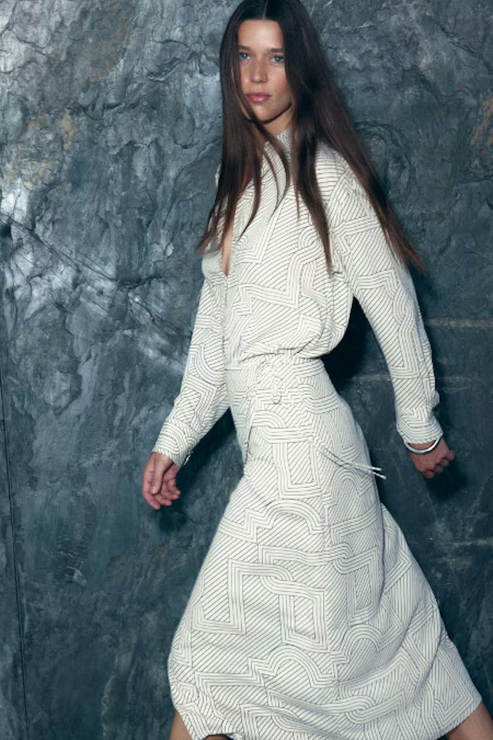 New Arrival: Printed Wrap Skirt