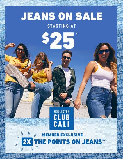 hollister $25 jeans sale