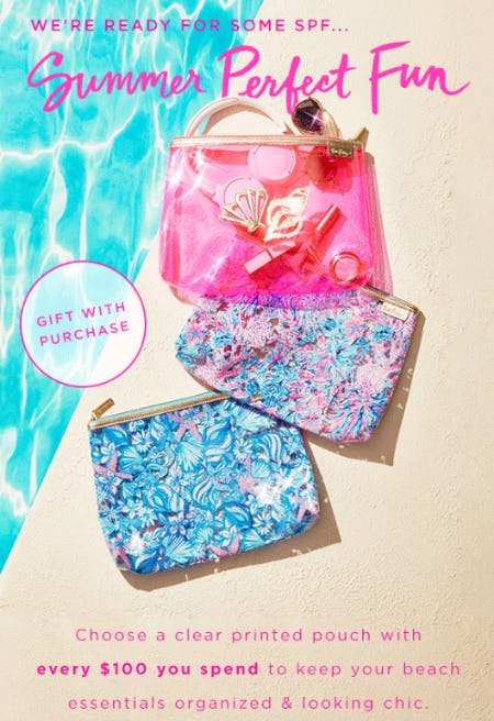 Gift with Purchase from Lilly Pulitzer