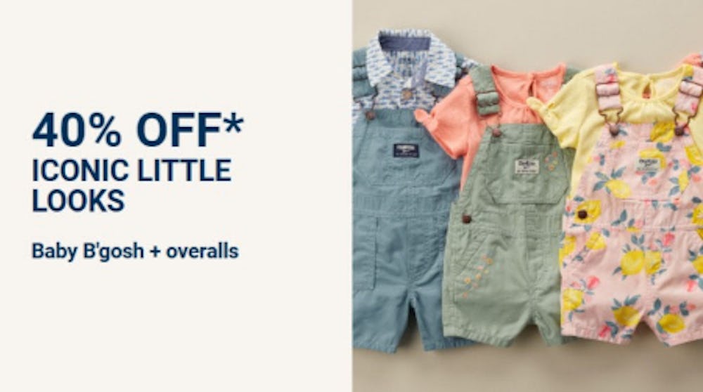 40% Off Iconic Little Looks