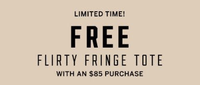 Free Flirty Fringe Tote With an $85 Purchase from Victoria's Secret