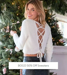 BOGO 50% Off Sweaters