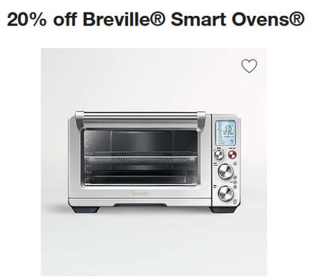 20% Off Breville Smart Ovens from Crate & Barrel