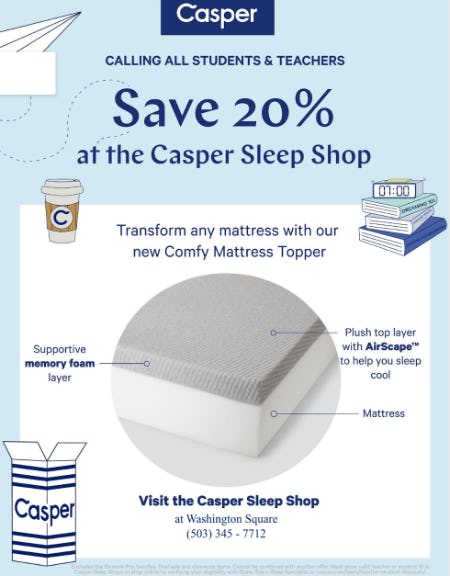 casper mattress washington square