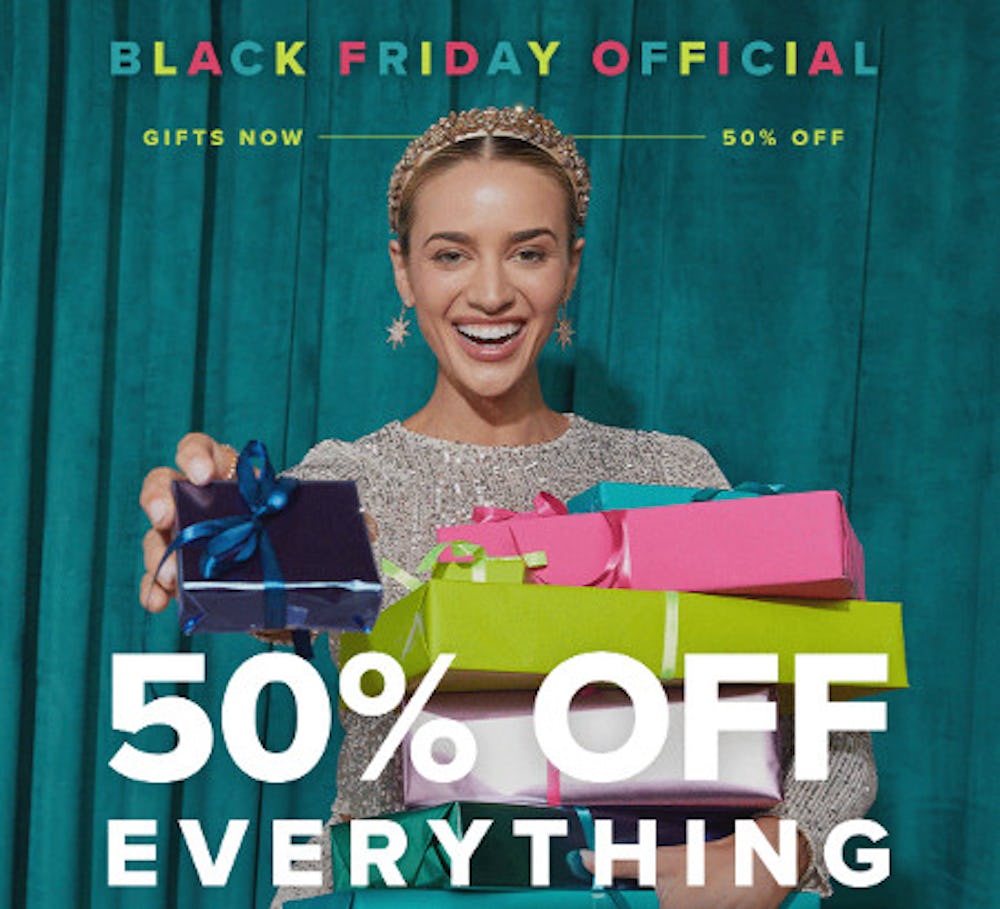 Black Friday: 50% Off Everything