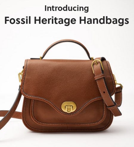 Introducing Fossil Heritage Handbags