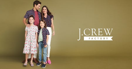 50% Off Storewide at J.Crew Factory! from J.Crew Factory