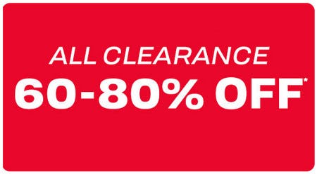 All Clearance 60-80% Off