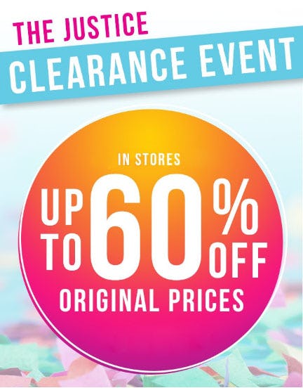 Up to 60% Off The Justice Clearance Event from Justice