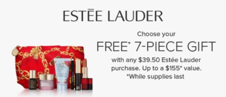 Free Gift With Any $39.50 Estee lauder Purchase from Belk