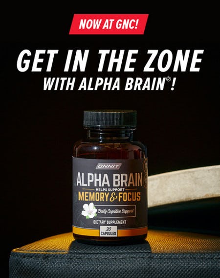 Get in the Zone With Alpha Brain from GNC