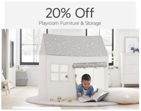 pottery barn playroom furniture