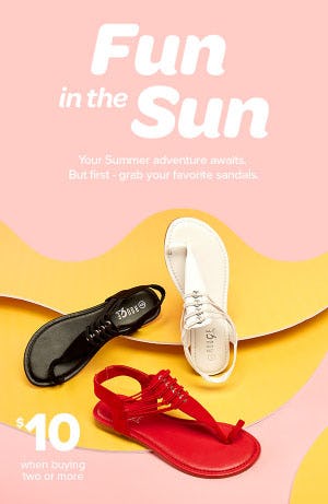 tommy hilfiger rainbow sandals journeys